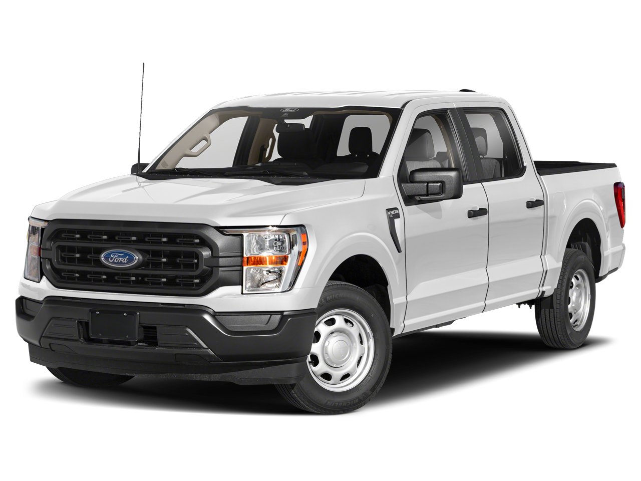 2023 Ford F-150 XL in Oxford White — front three-quarter view