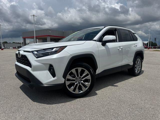 2023 Toyota RAV4 XLE Premium FWD (Natl) in Pearl — front three-quarter view