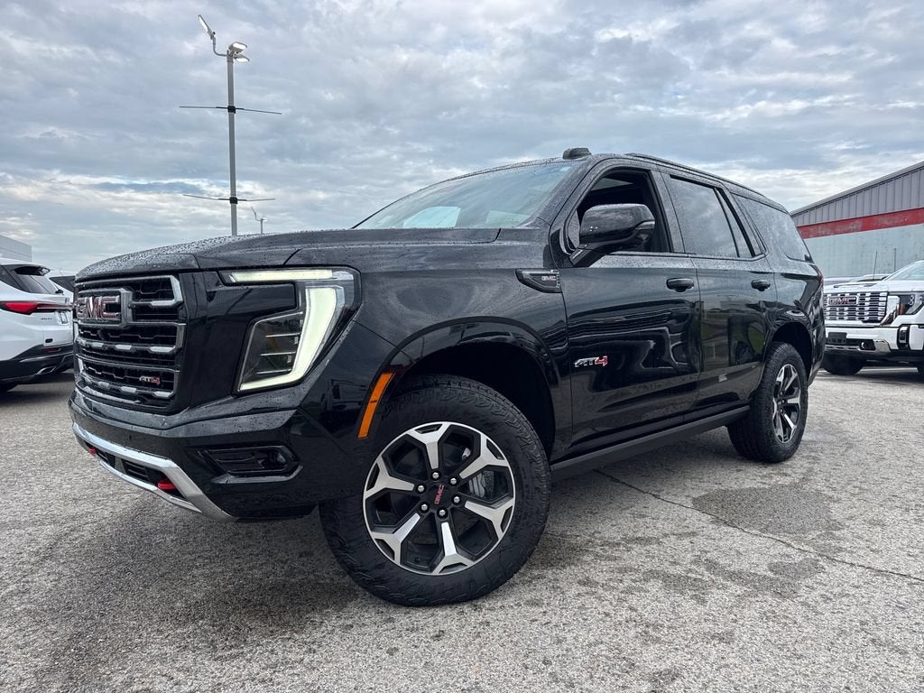 2026 GMC Yukon AT4 in Onyx Black — front three-quarter view