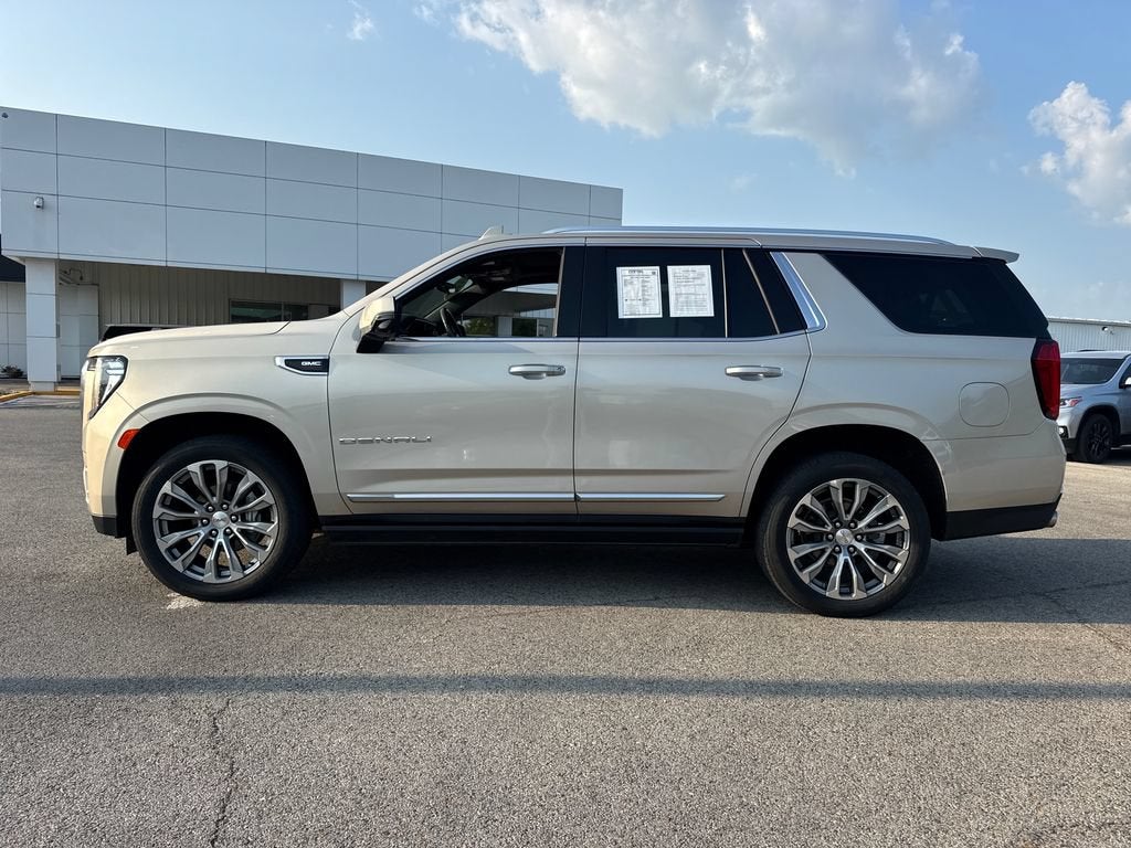 2021 GMC Yukon — rear three-quarter view