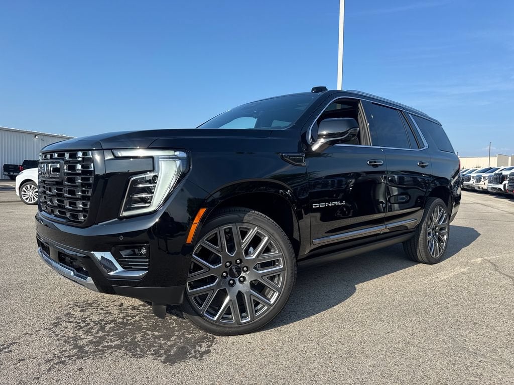 2026 GMC Yukon Denali Ultimate in Onyx Black — front three-quarter view