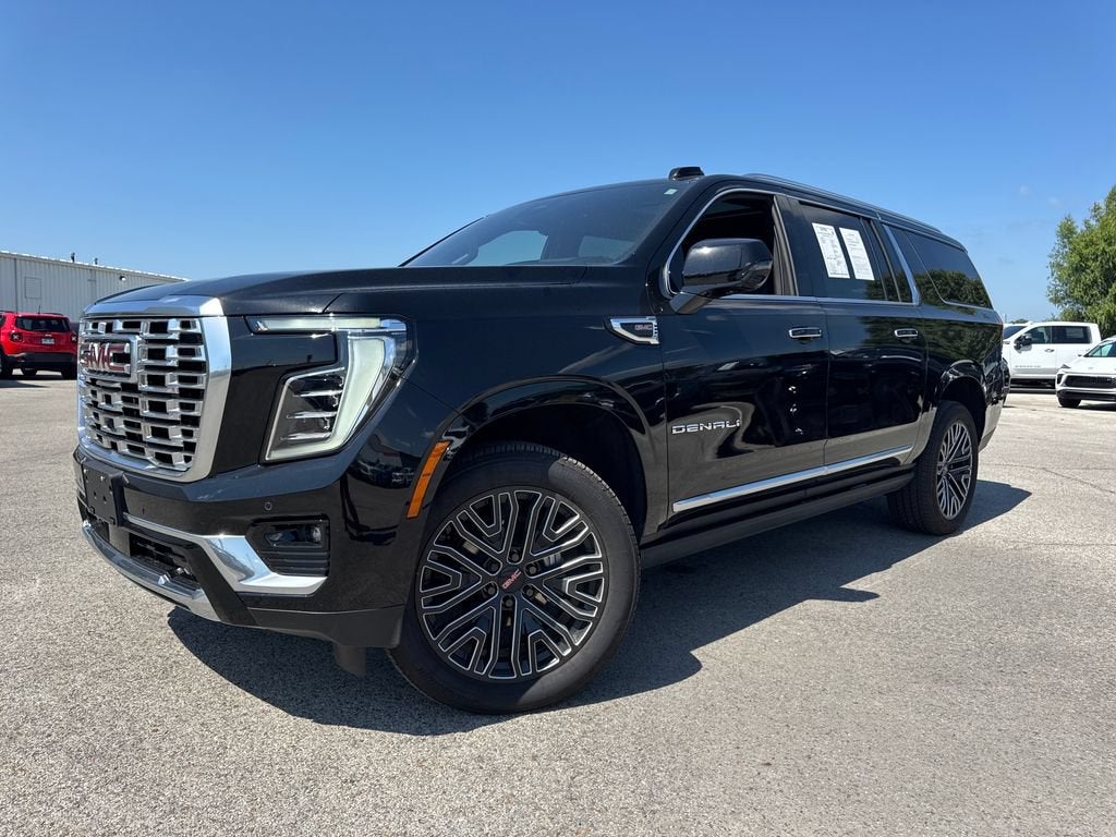 2026 GMC Yukon XL Denali in Onyx Black — front three-quarter view