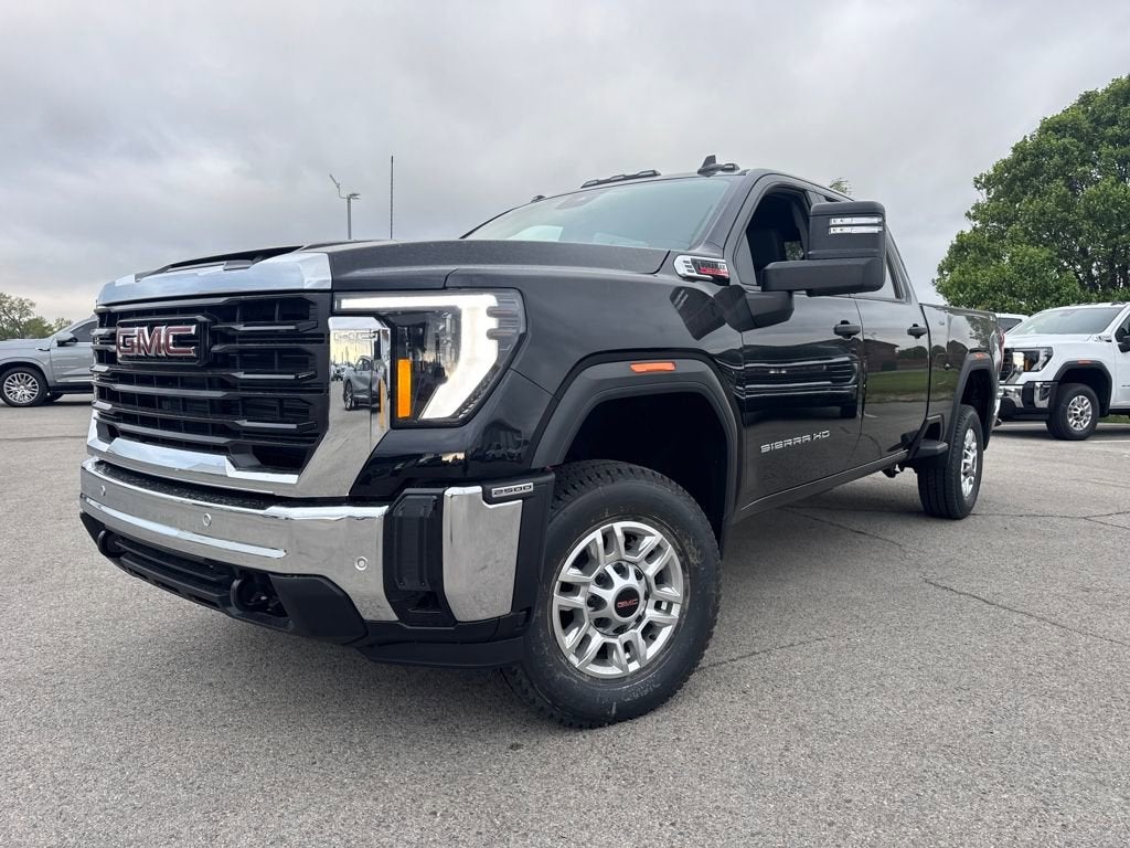 2026 GMC Sierra 2500 HD Pro in Onyx Black — front three-quarter view