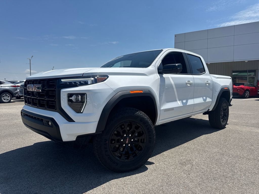 2026 GMC Canyon Elevation in Summit White — front three-quarter view