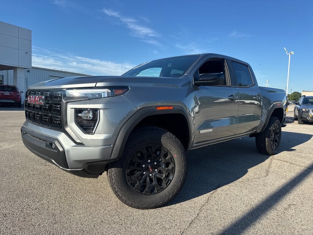 2026 GMC Canyon Elevation in Sterling Metallic — front three-quarter view