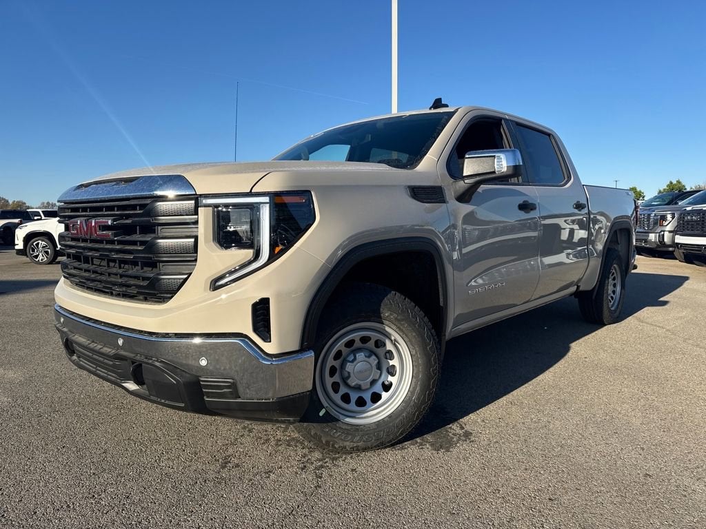 2026 GMC Sierra 1500 Pro in Coastal Dune — front three-quarter view