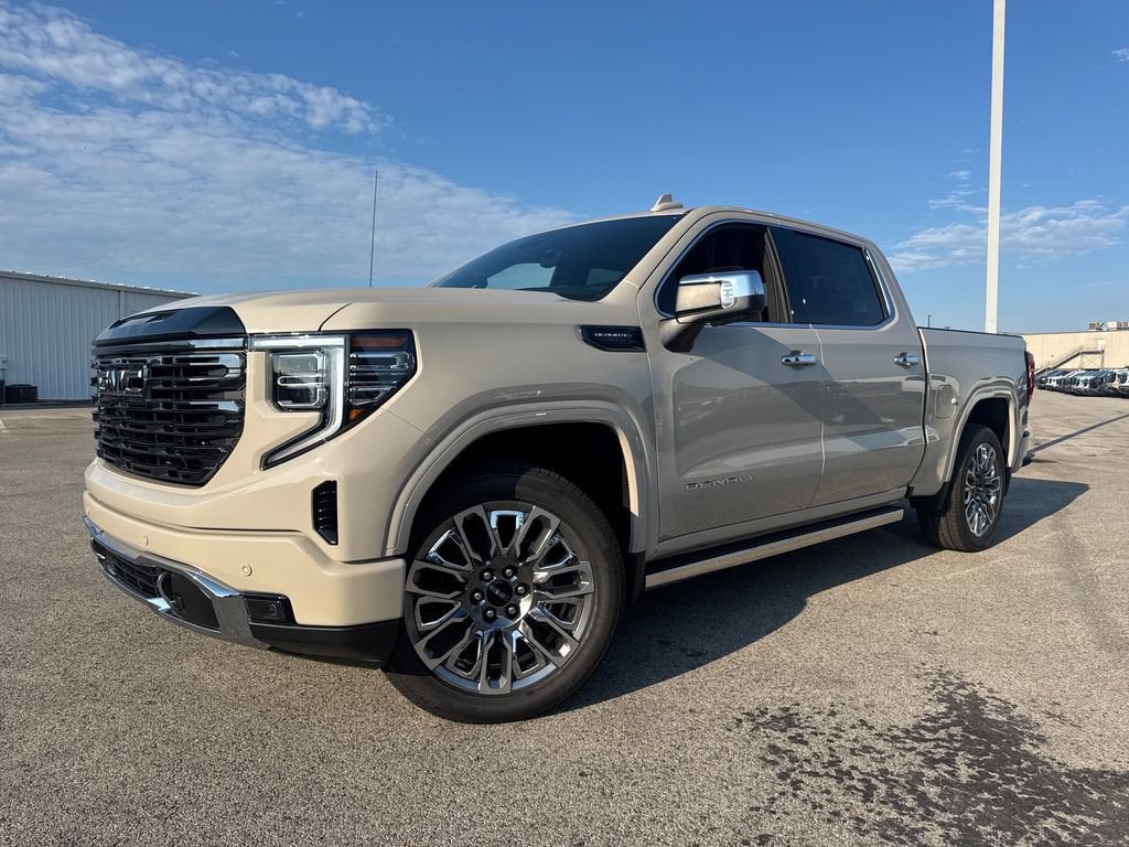 2026 GMC Sierra 1500 Denali Ultimate in Coastal Dune — front three-quarter view