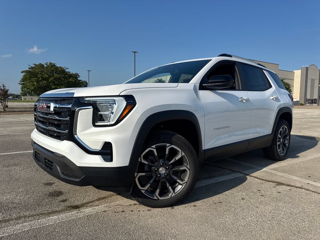 2026 GMC Terrain Elevation in Summit White — front three-quarter view