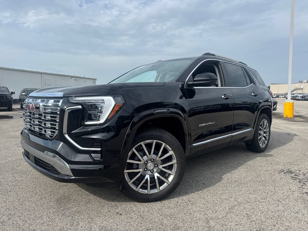 2026 GMC Terrain Denali in Ebony Twilight Metallic — front three-quarter view