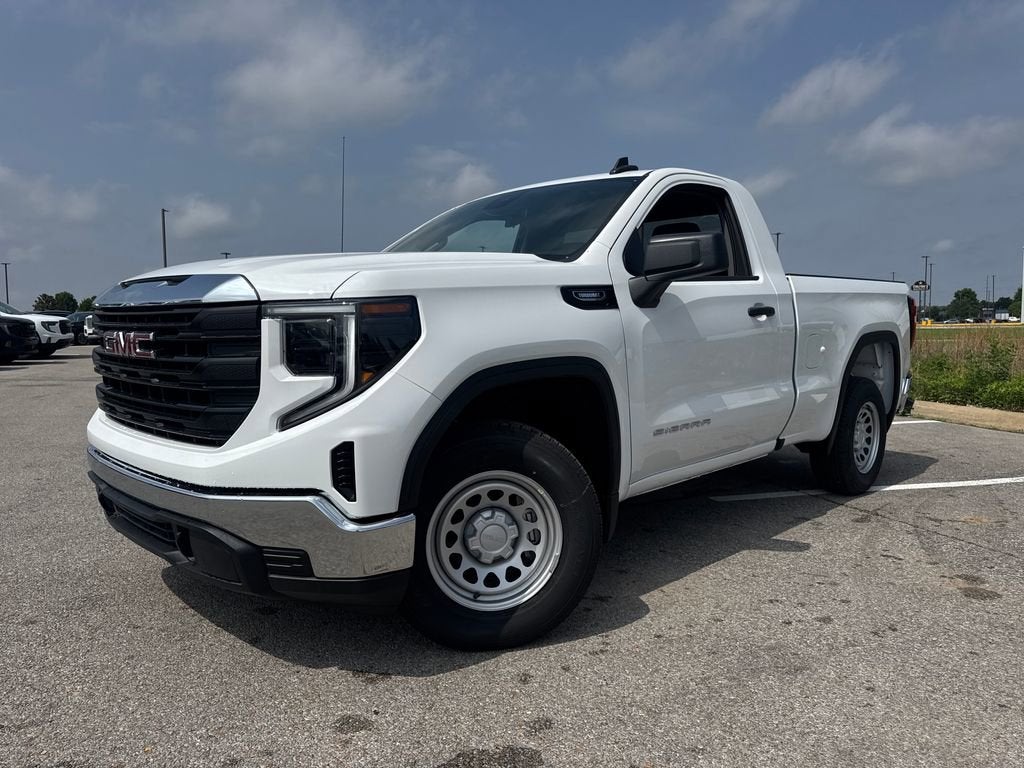 2026 GMC Sierra 1500 Pro in Summit White — front three-quarter view