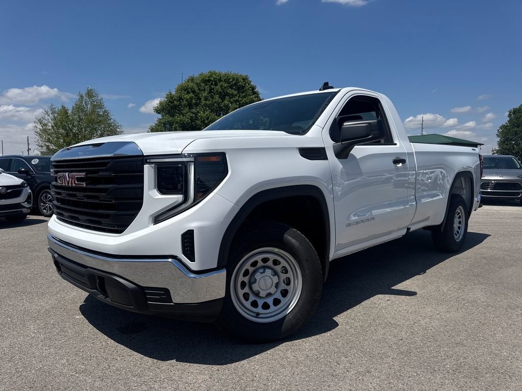 2026 GMC Sierra 1500 Pro in Summit White — front three-quarter view