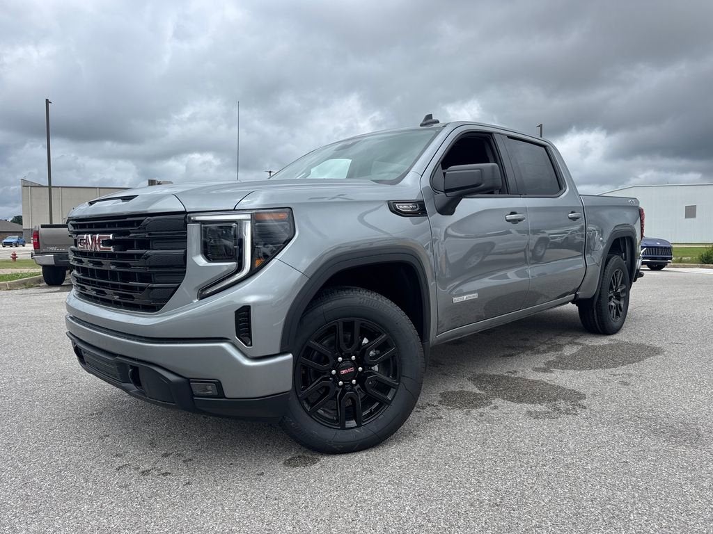 2026 GMC Sierra 1500 Elevation in Sterling Metallic — front three-quarter view