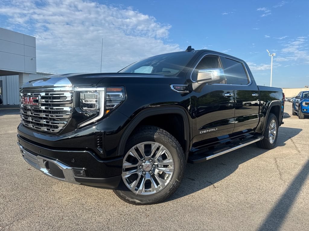2026 GMC Sierra 1500 Denali in Onyx Black — front three-quarter view