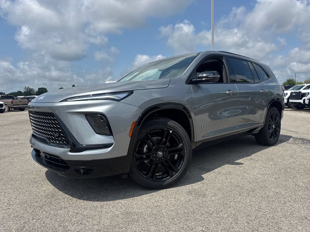 2026 Buick Enclave Sport Touring in Moonstone Gray Metallic — front three-quarter view