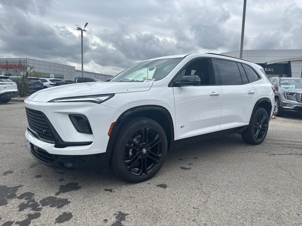 2026 Buick Enclave Sport Touring in Summit White — front three-quarter view