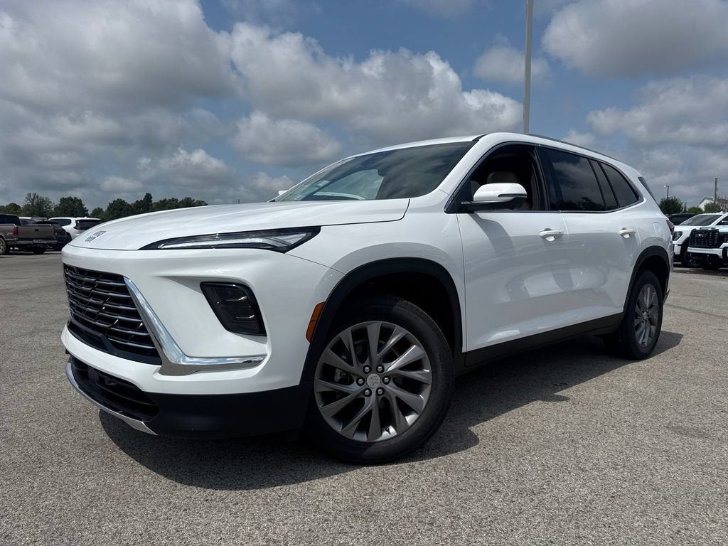 2026 Buick Enclave Preferred in Summit White — front three-quarter view