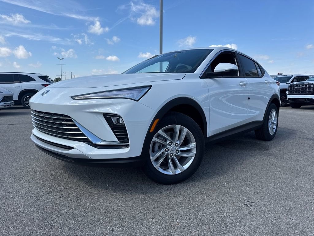 2026 Buick Envista Preferred in Summit White — front three-quarter view