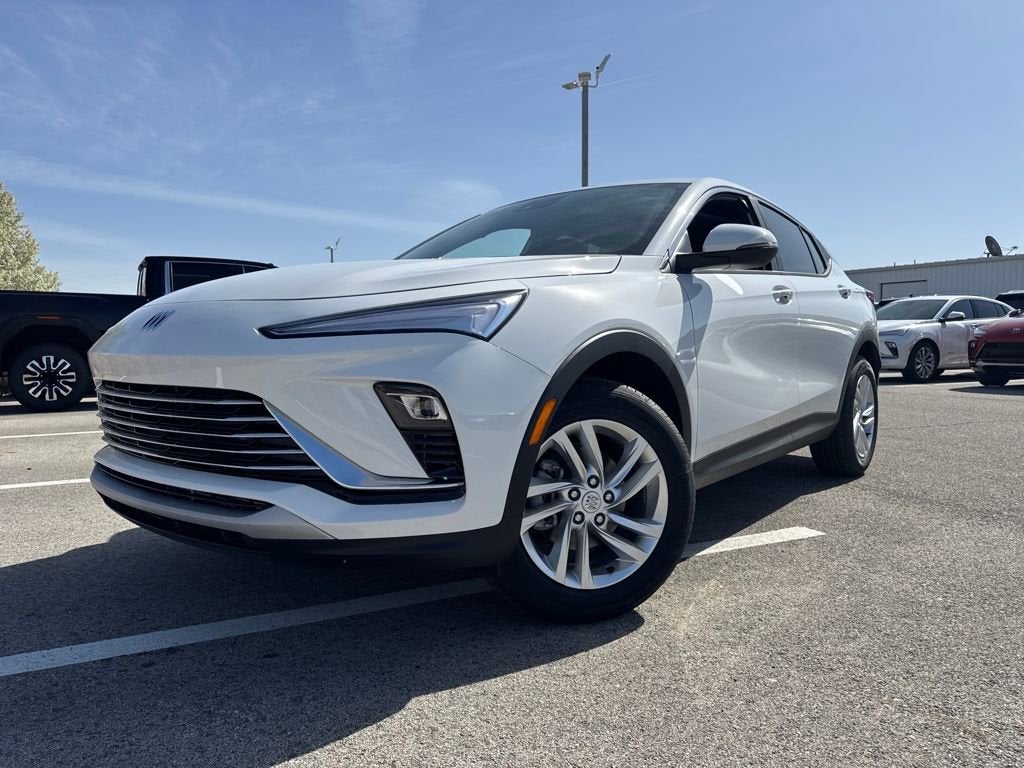 2026 Buick Envista Preferred in Summit White — front three-quarter view