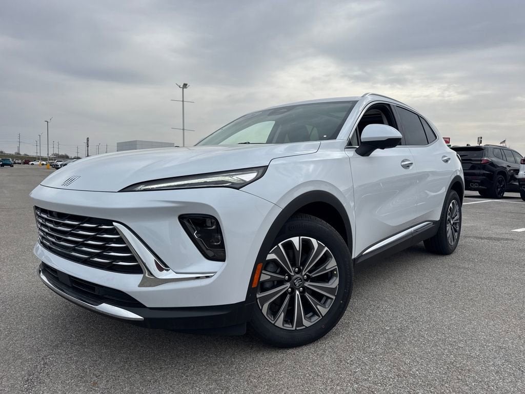 2026 Buick Envision Preferred in Iridescent White Tricoat — front three-quarter view