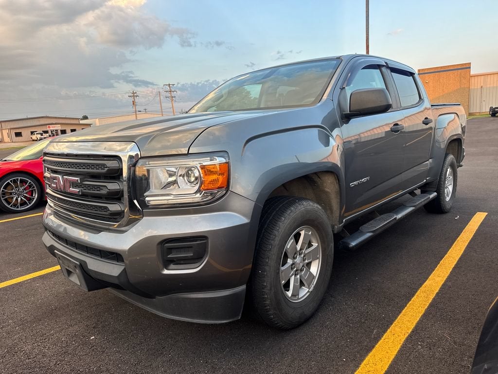 2019 GMC Canyon 2WD in Satin Steel Metallic — front three-quarter view