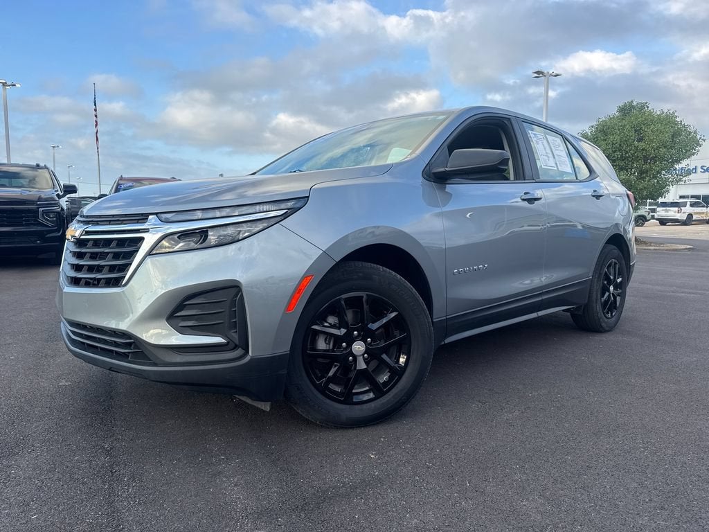 2024 Chevrolet Equinox LS in Sterling Gray Metallic — front three-quarter view