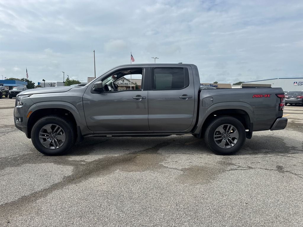 2025 Nissan Frontier — rear three-quarter view