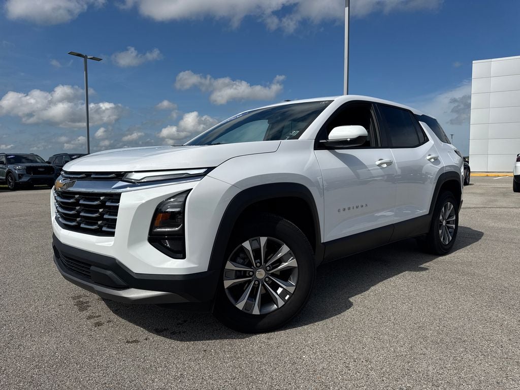 2026 Chevrolet Equinox LT in Summit White — front three-quarter view